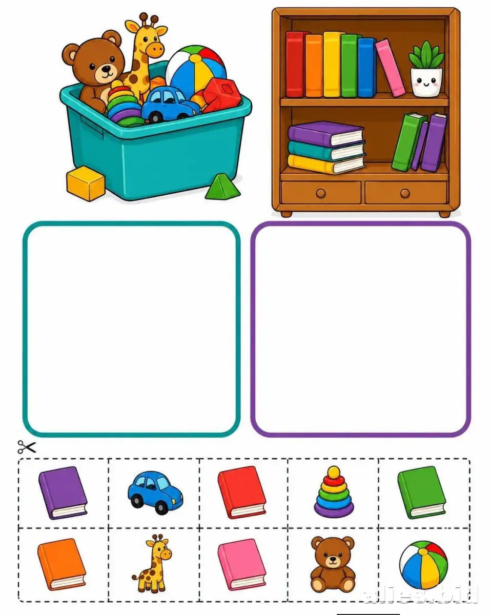 Free Printable Sorting Activity Sheet For Kids Worksheet #9
