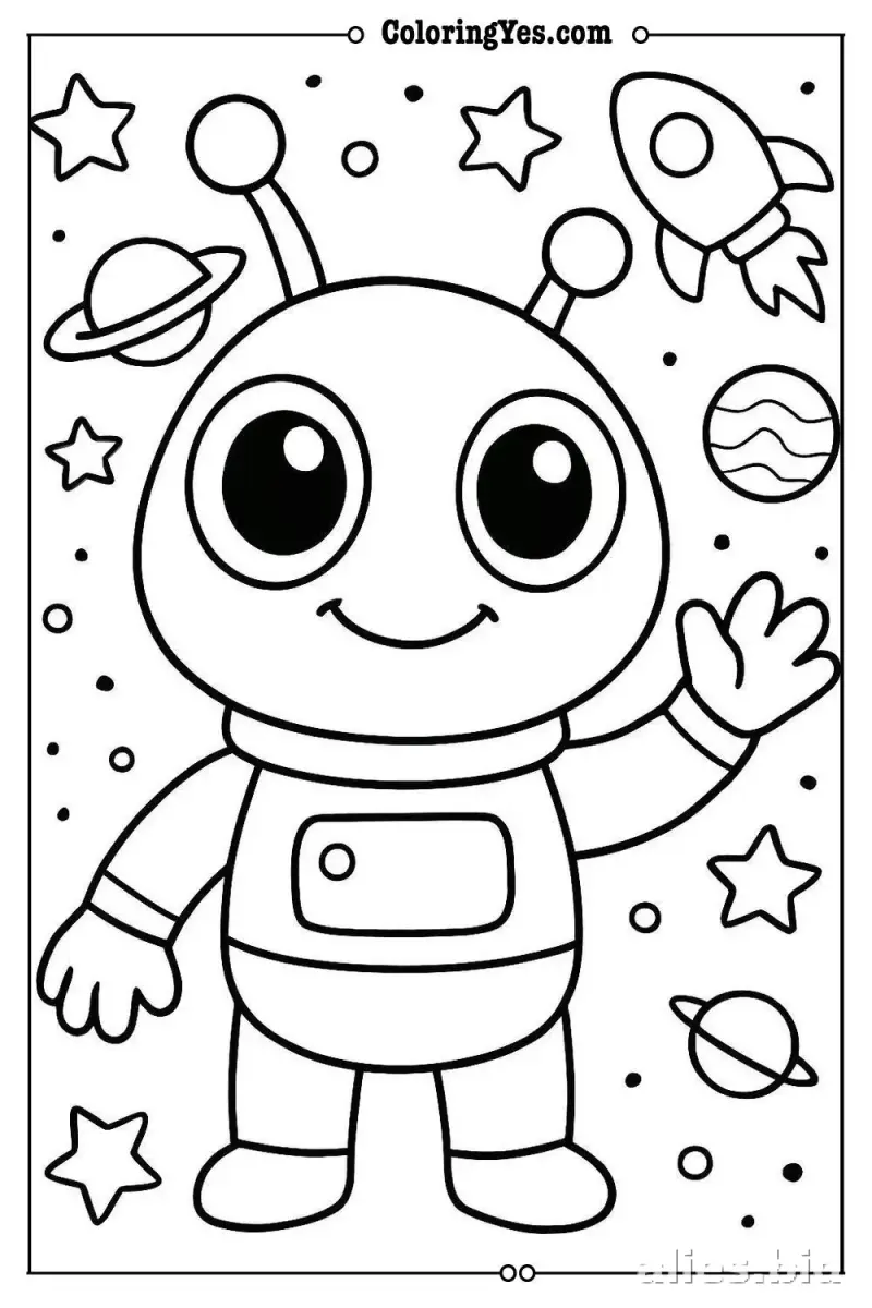 Free Printable Space Coloring Pages For Kids Free Worksheet #11
