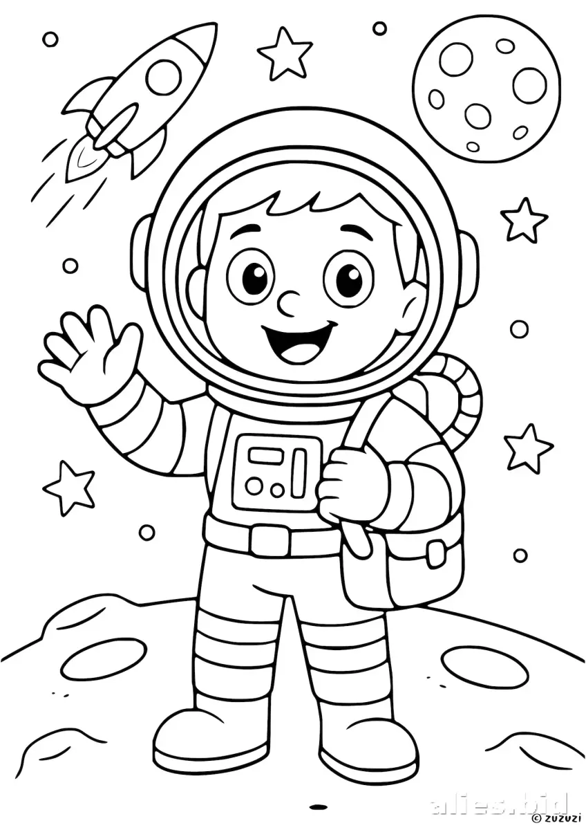 Free Printable Space Coloring Pages For Kids Free Worksheet #19