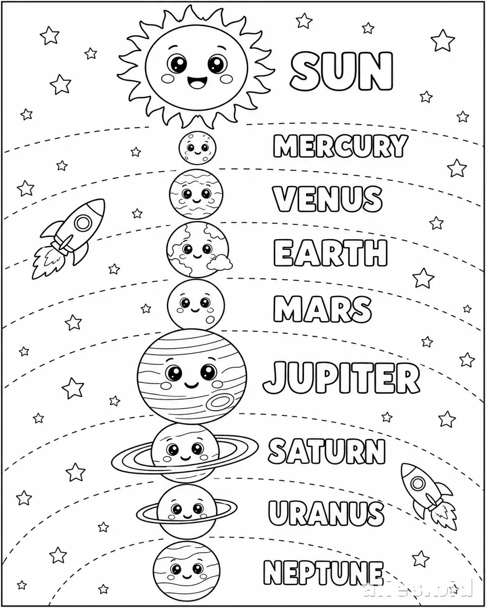 Free Printable Space Coloring Pages For Kids Free Worksheet #12