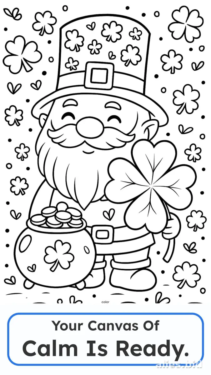 Free Printable St Patrick Coloring Pages Free Worksheet #10