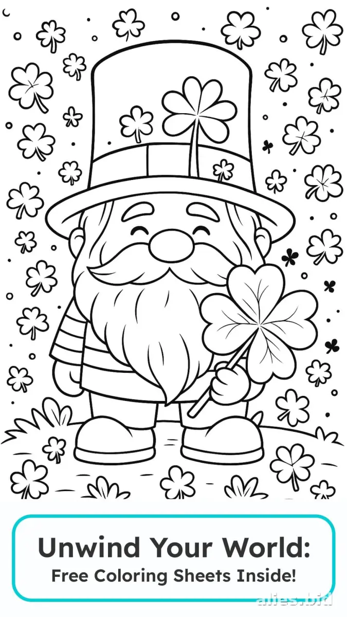 Free Printable St Patrick Coloring Pages Free Worksheet #20