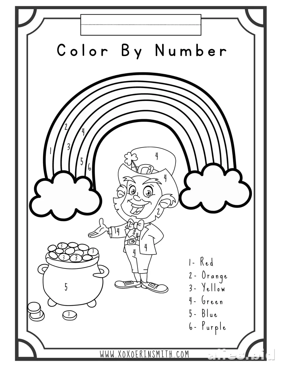 Free Printable St Patrick Worksheet For Kids Free #5