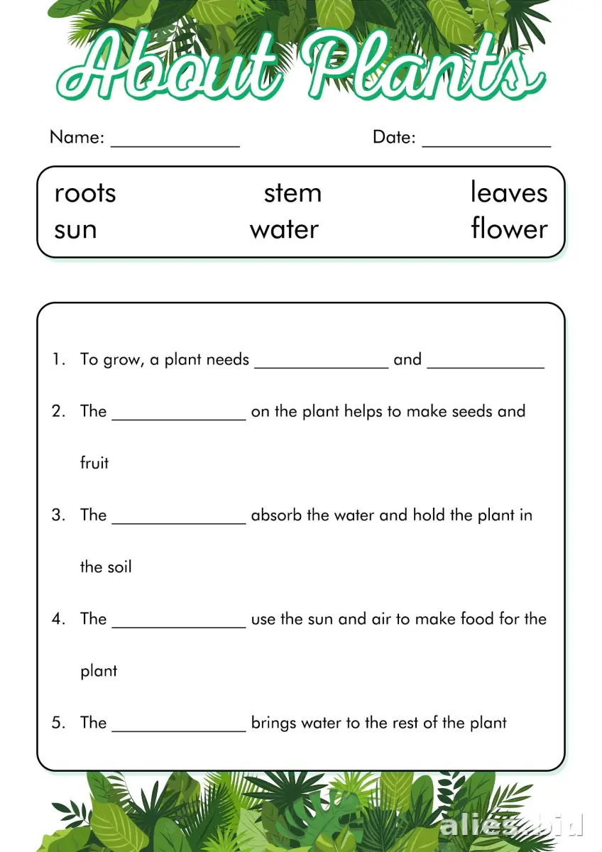 Free Printable Stem Worksheet For Kids Free #9