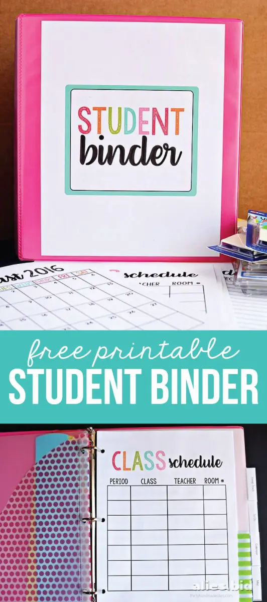 Free Printable Student Planner Template Free Print Worksheet #13