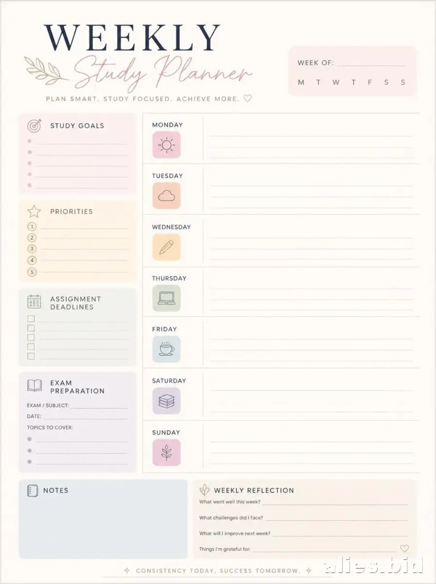 Student Planner Templates: Your Ultimate Organization Tool