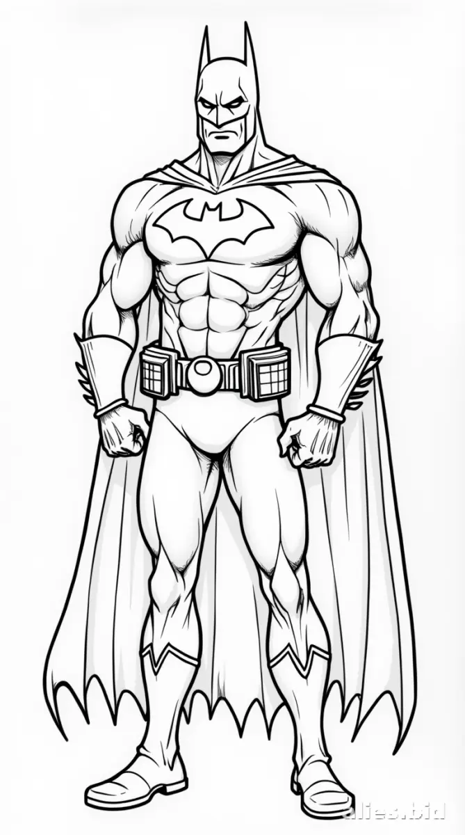 Free Printable Superhero Coloring Pages For Boys Worksheet #15