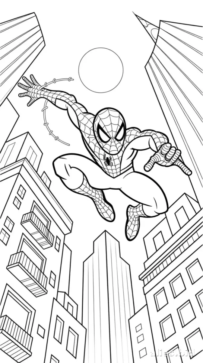 Free Printable Superhero Coloring Pages For Boys Worksheet #10