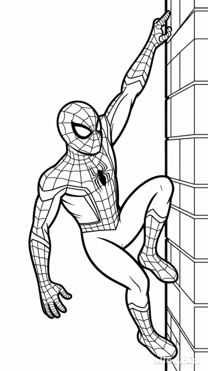 Free Printable Superhero Coloring Pages For Boys Worksheet #13