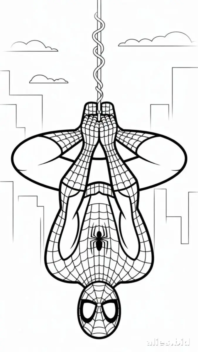 Free Printable Superhero Coloring Pages For Boys Worksheet #3