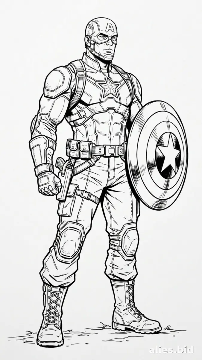 Free Printable Superhero Coloring Pages For Boys Worksheet #11