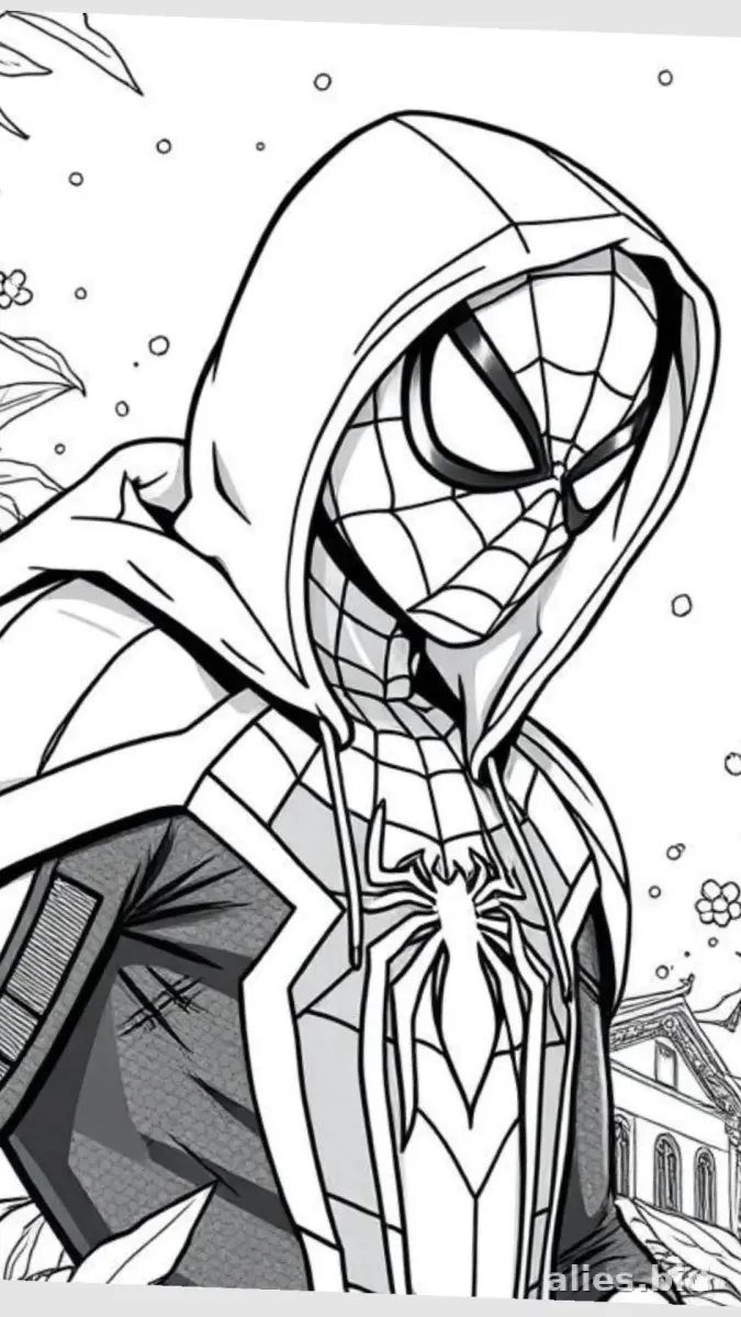 Free Printable Superhero Coloring Pages For Boys Worksheet #14