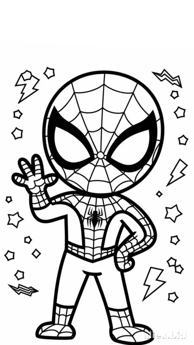 Free Printable Superhero Coloring Pages For Boys Worksheet #20