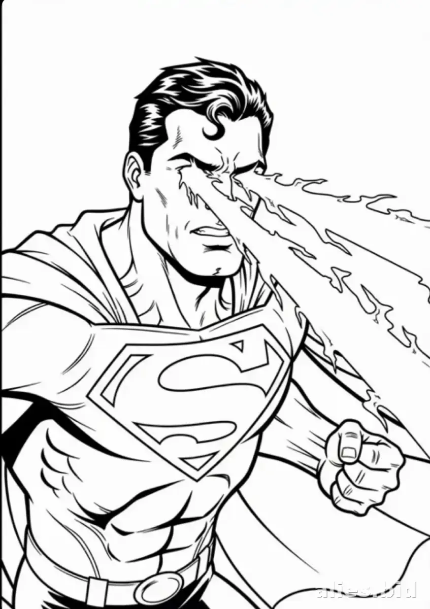 Free Printable Superhero Coloring Pages For Boys Worksheet #5