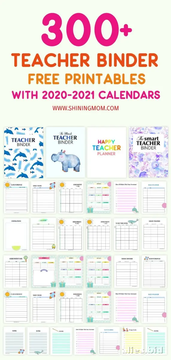 Free Printable Teacher Planner Template Free Print Worksheet #15