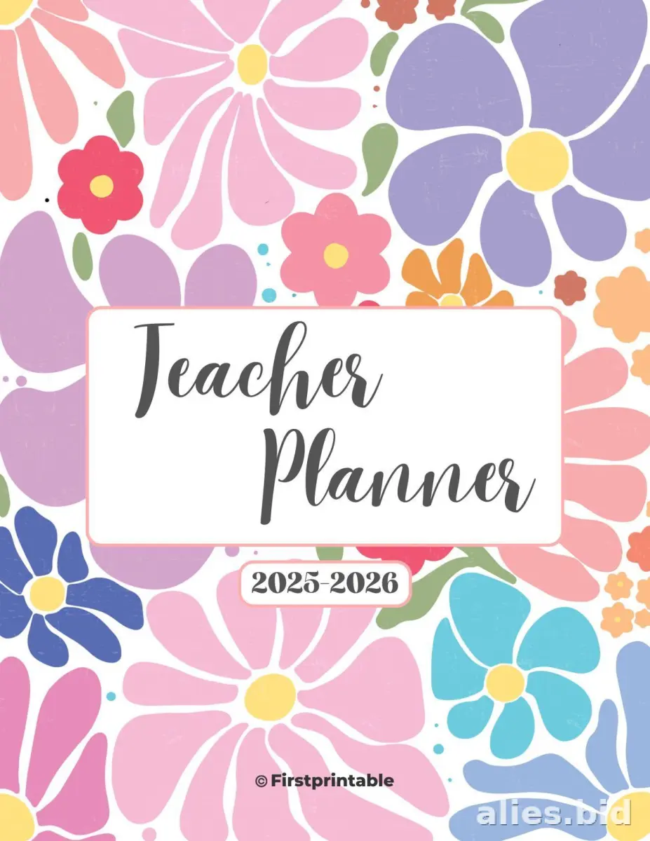 Free Printable Teacher Planner Template Free Print Worksheet #18