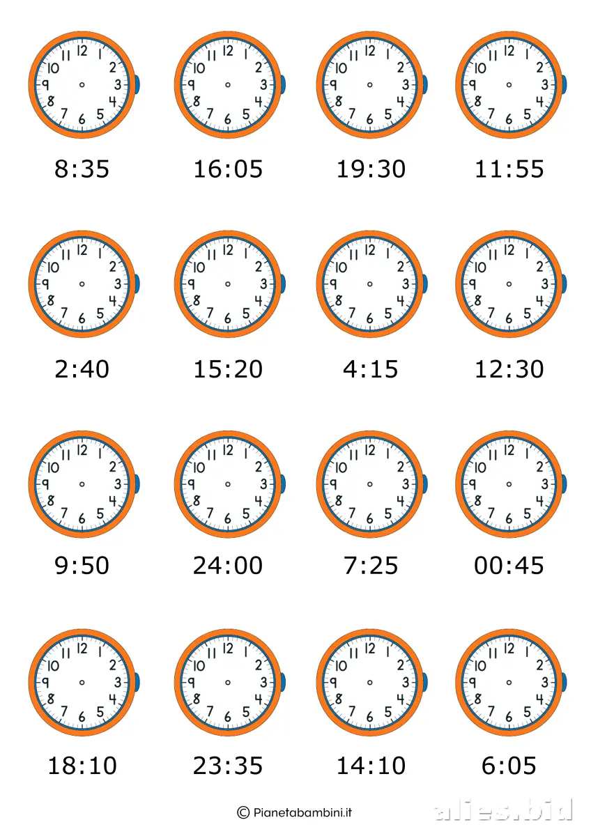 Free Printable Telling Time Worksheet For Kids #11