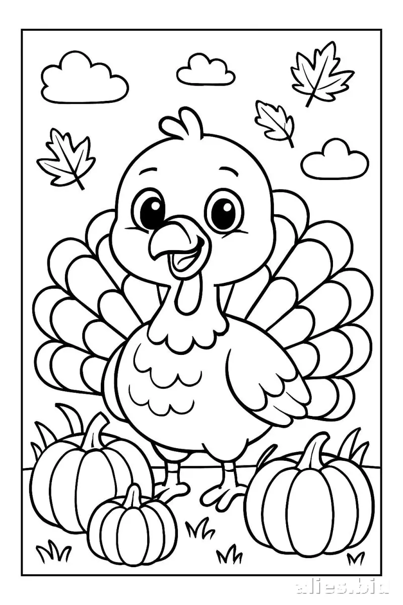 Free Printable Thanksgiving Coloring Pages Free Worksheet #19