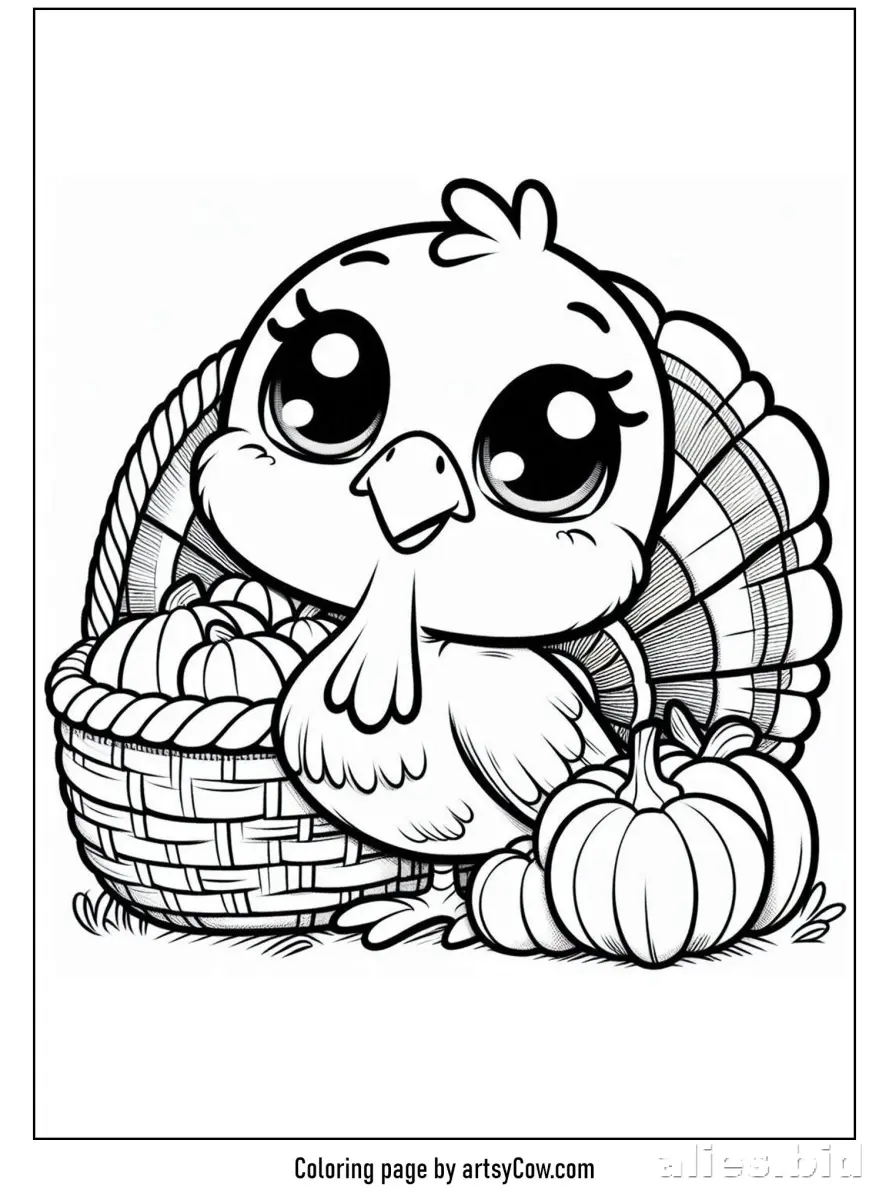 Free Printable Thanksgiving Coloring Pages Free Worksheet #11
