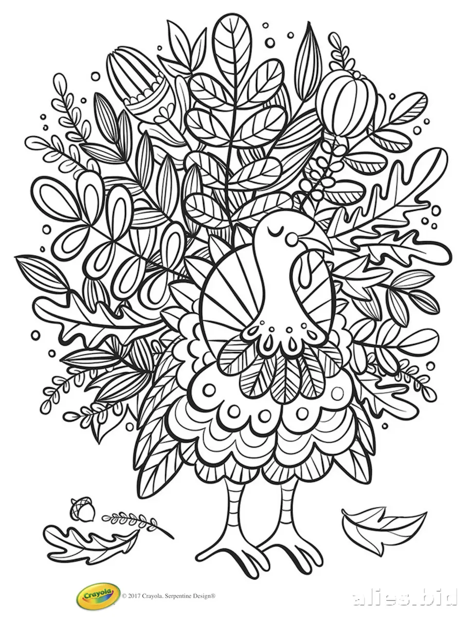 Free Printable Thanksgiving Coloring Pages Free Worksheet #9