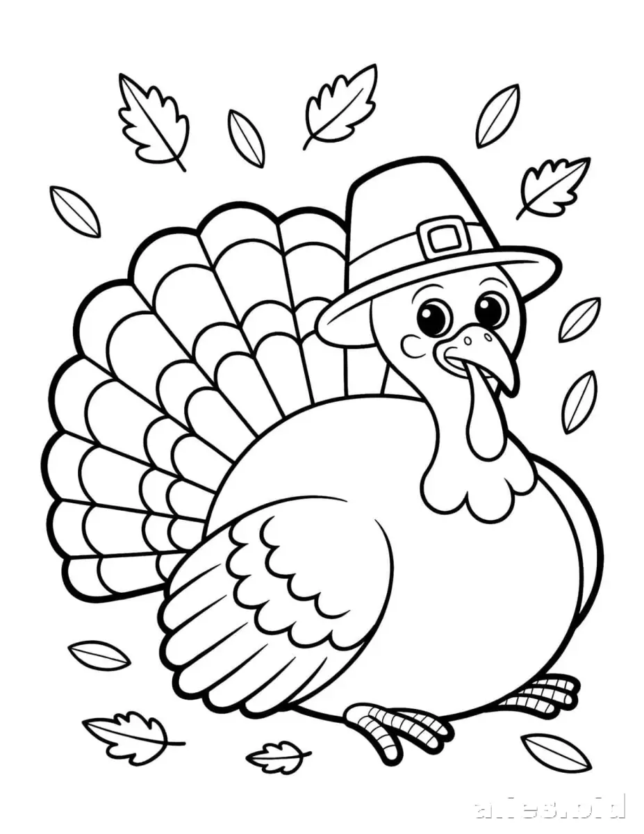 Free Printable Thanksgiving Coloring Pages Free Worksheet #4