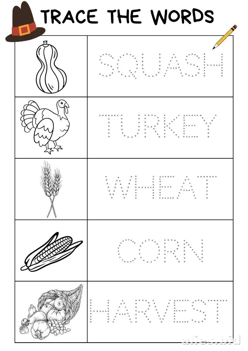 Free Printable Thanksgiving Worksheet Free Print #5