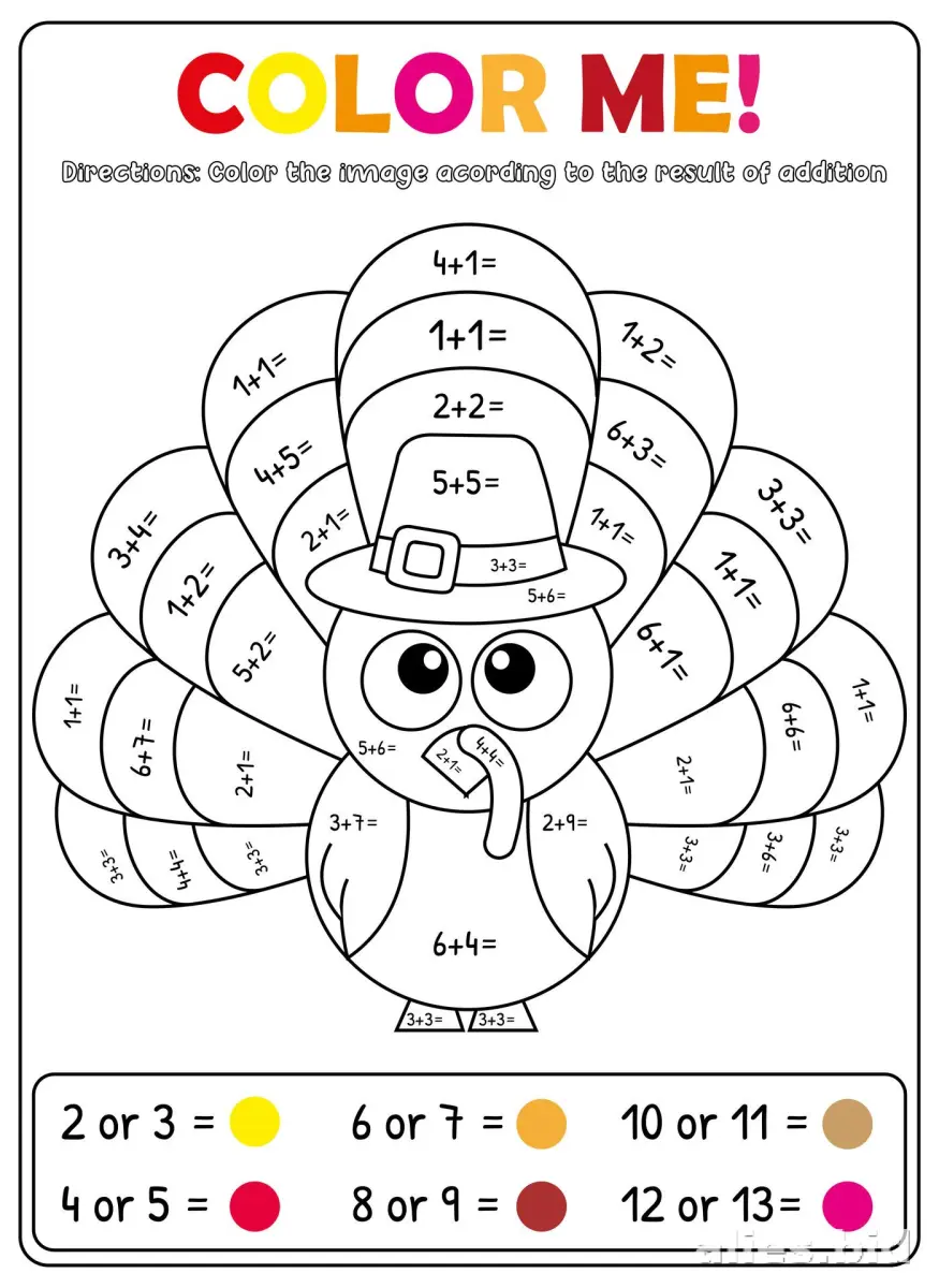 Free Printable Thanksgiving Worksheet Free Print #12