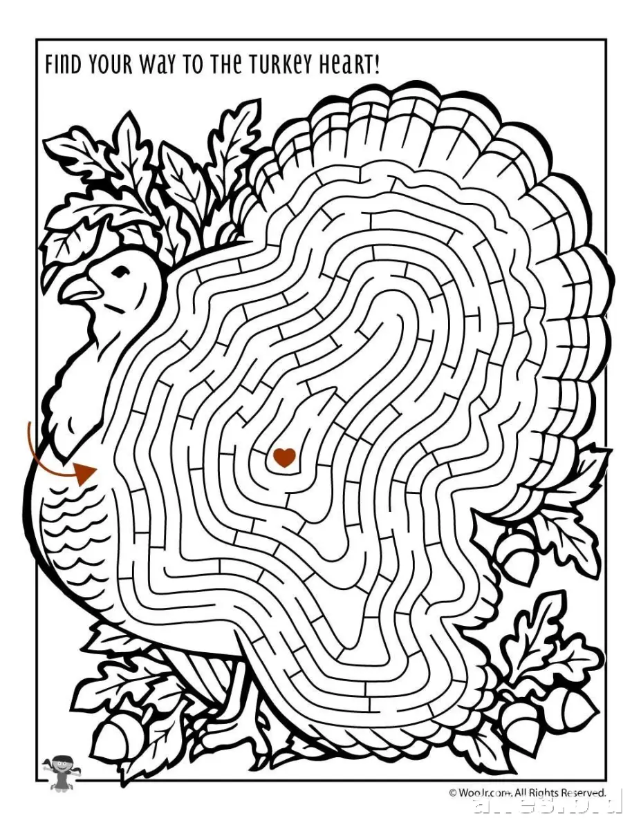 Free Printable Thanksgiving Worksheet Free Print #11