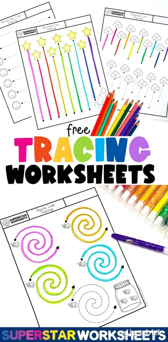 Free Printable Tracing Activity Sheet Free Print Worksheet #6