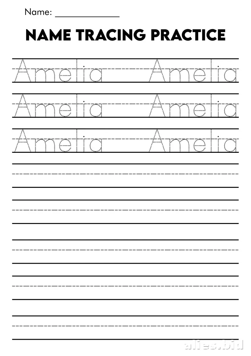 Free Printable Tracing Activity Sheet Free Print Worksheet #12