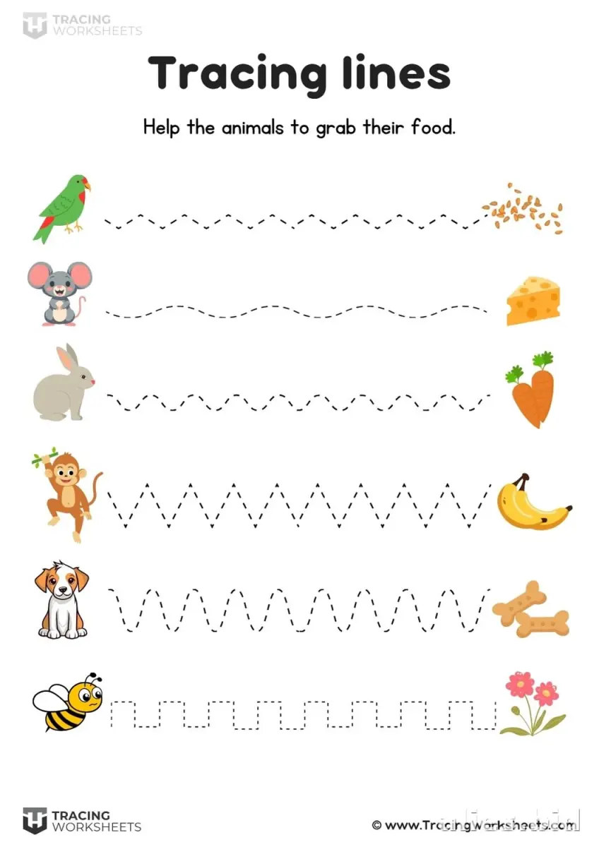 Free Printable Tracing Activity Sheet Free Print Worksheet #14