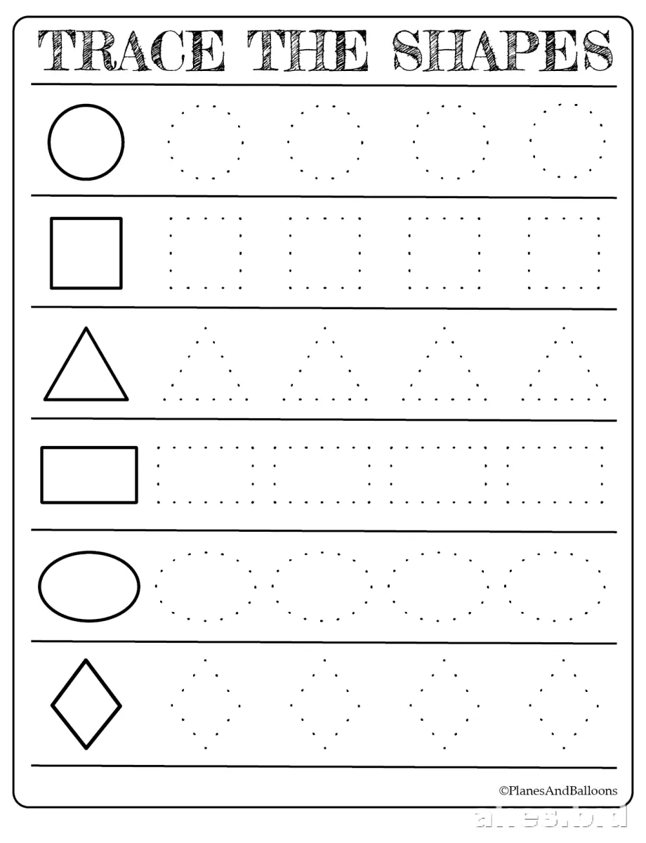 Free Printable Tracing Activity Sheet Free Print Worksheet #13