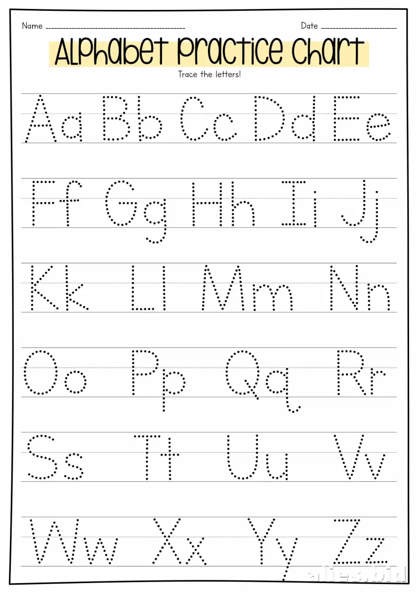 Tracing Letters