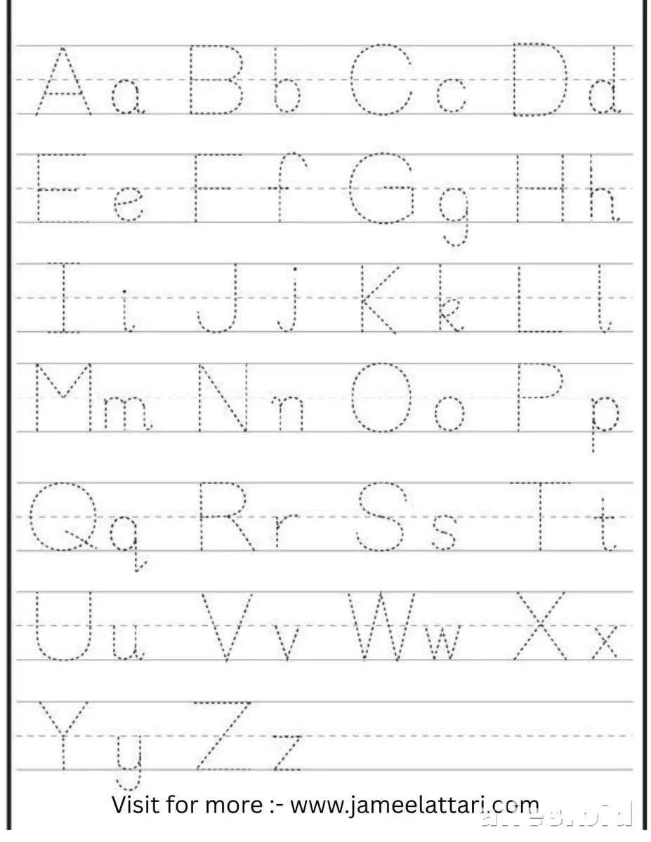 Free Printable Tracing Letters Worksheet