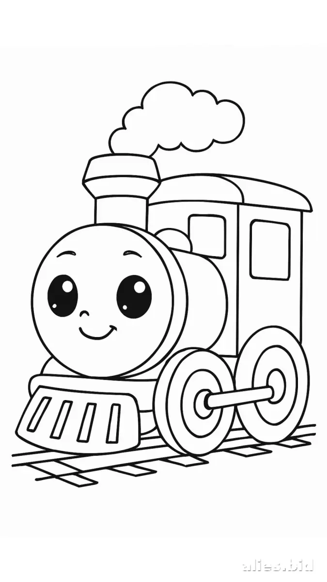 Free Printable Train Coloring Pages For Kids Free Worksheet #3