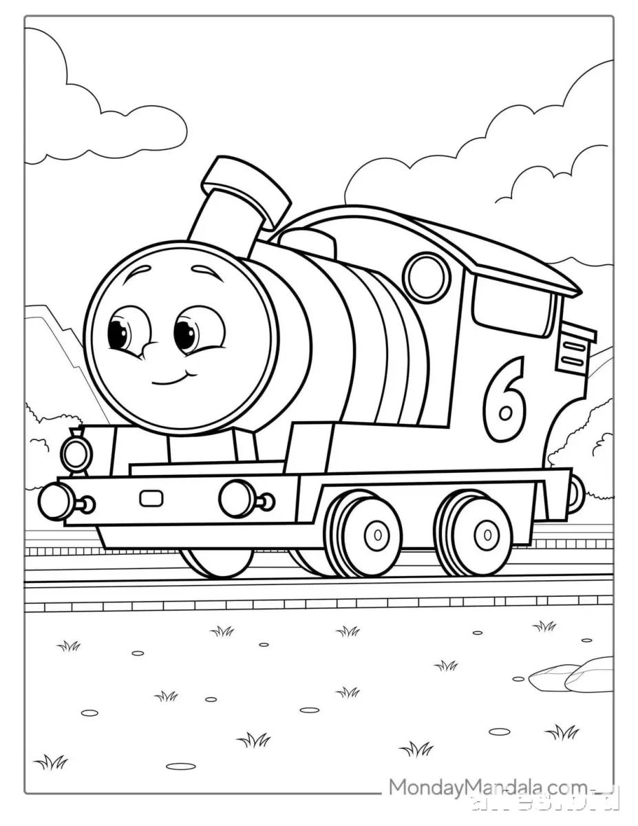 Free Printable Train Coloring Pages For Kids Free Worksheet #11