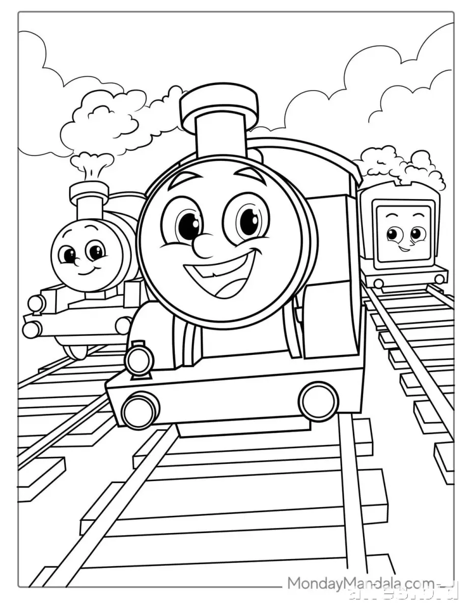 Free Printable Train Coloring Pages For Kids Free Worksheet #17