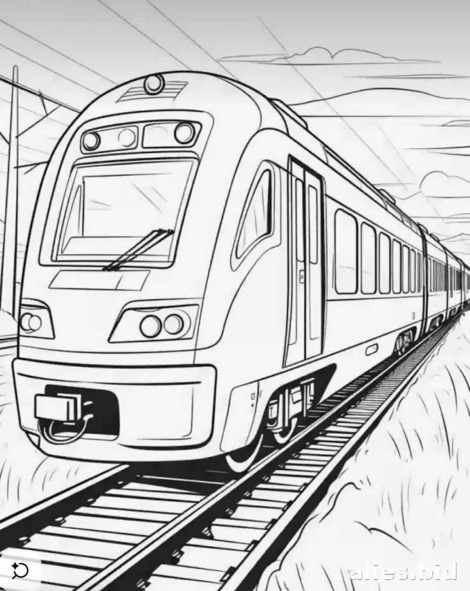 Free Printable Train Coloring Pages For Kids Free Worksheet #5