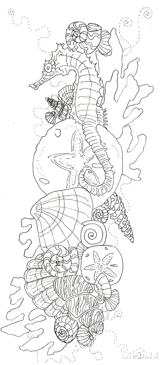 Free Printable Under The Sea Coloring Pages Free Worksheet #4