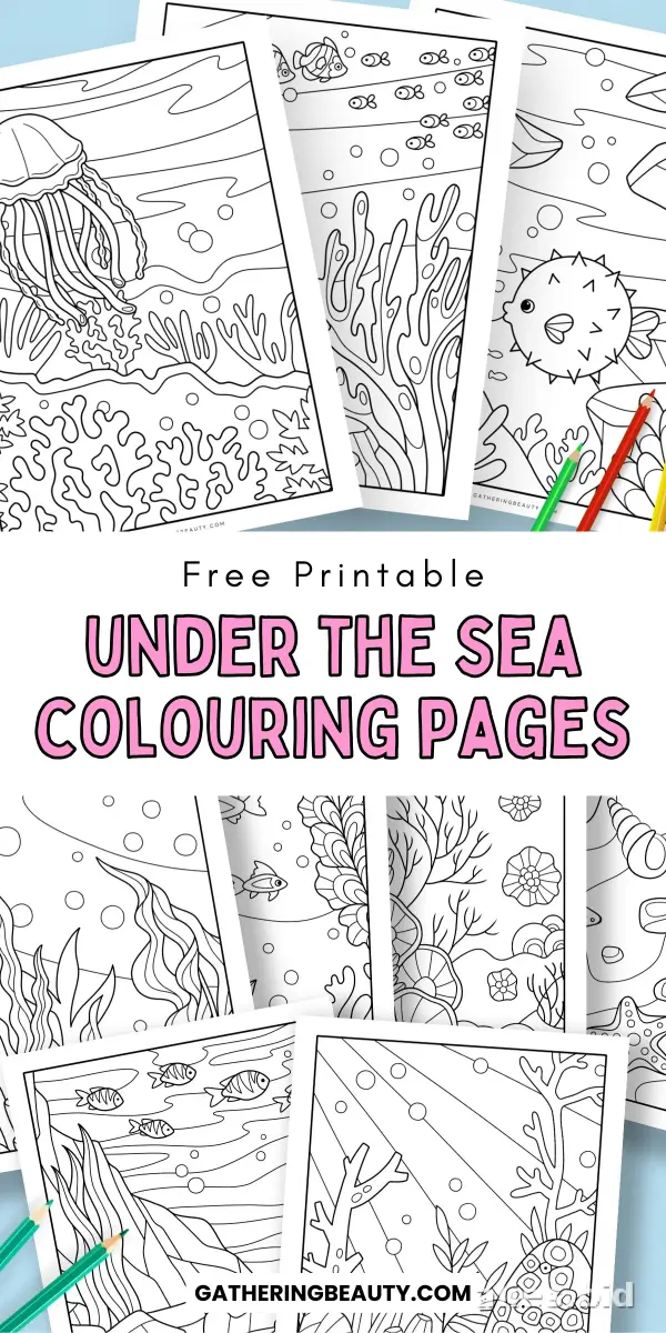 Free Printable Under The Sea Coloring Pages Free Worksheet #7