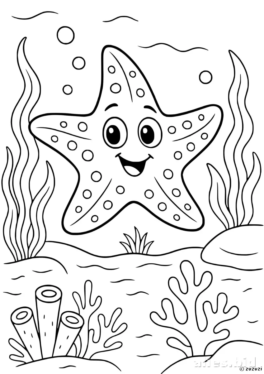 Free Printable Under The Sea Coloring Pages Free Worksheet #2