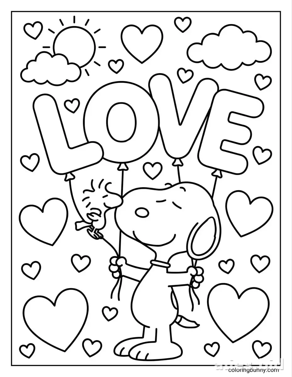 Valentine Coloring Pages Free