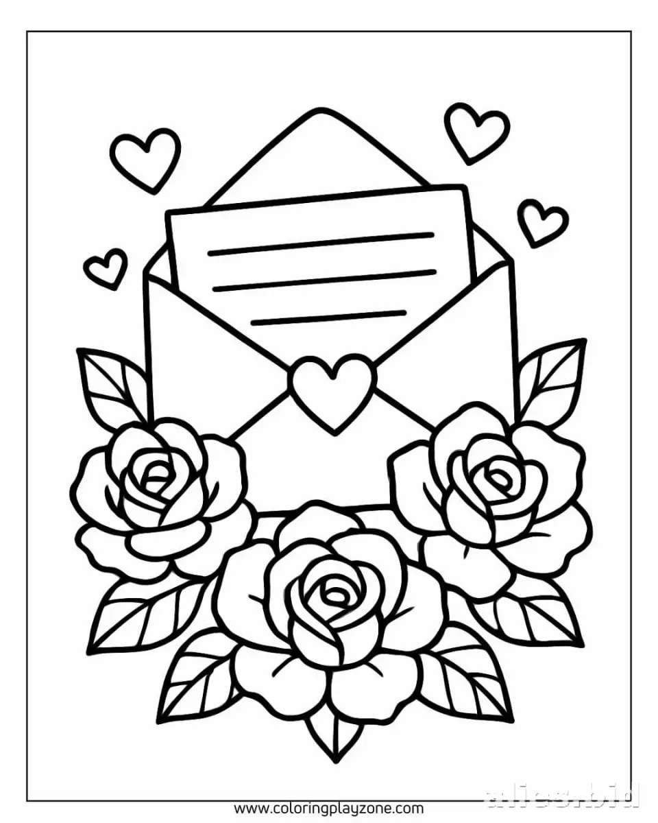 Free Printable Valentine Coloring Pages Free Worksheet #7
