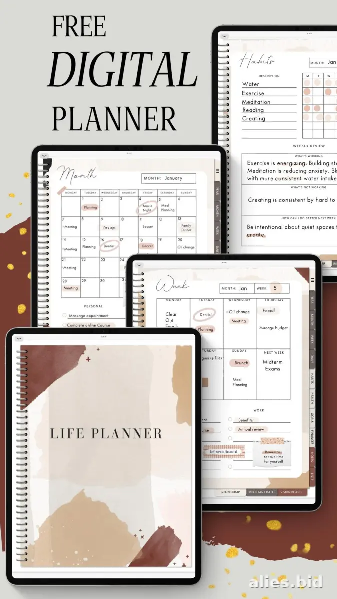 Free Printable Weekly Planner Template Free Worksheet #16