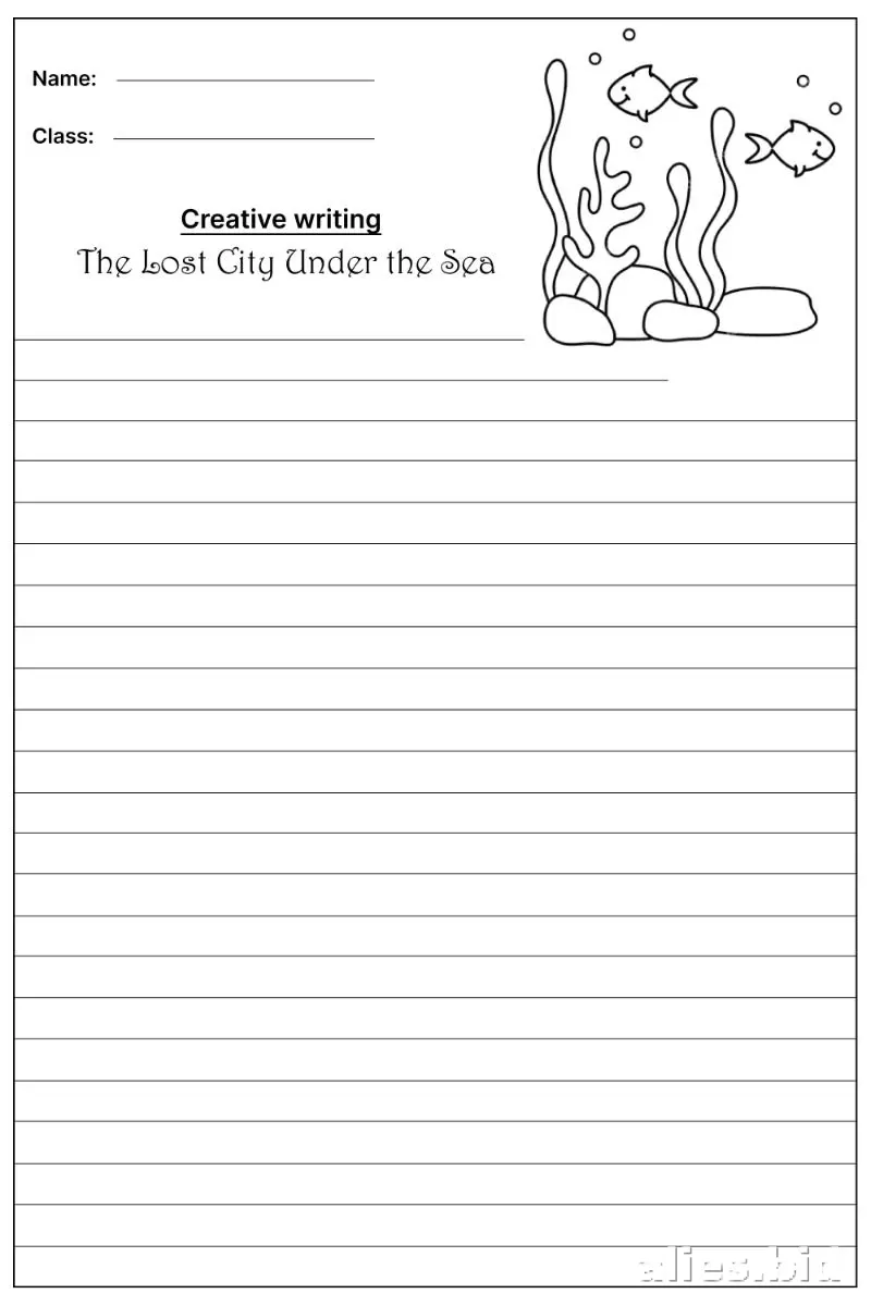 Free Printable Writing Activity Sheet Free Worksheet #2