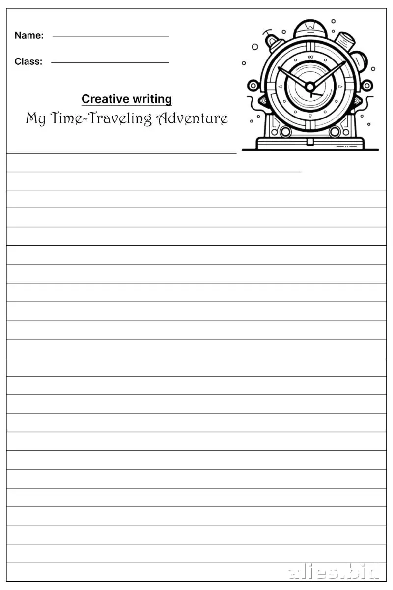 Free Printable Writing Activity Sheet Free Worksheet #8